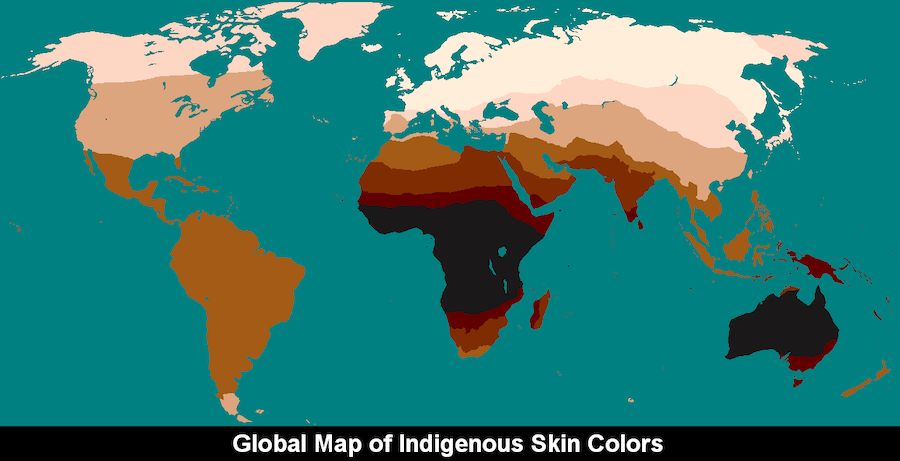 I Uploaded My Ancestry Data To A Site That Makes Health Predictions   Skin Color Map 